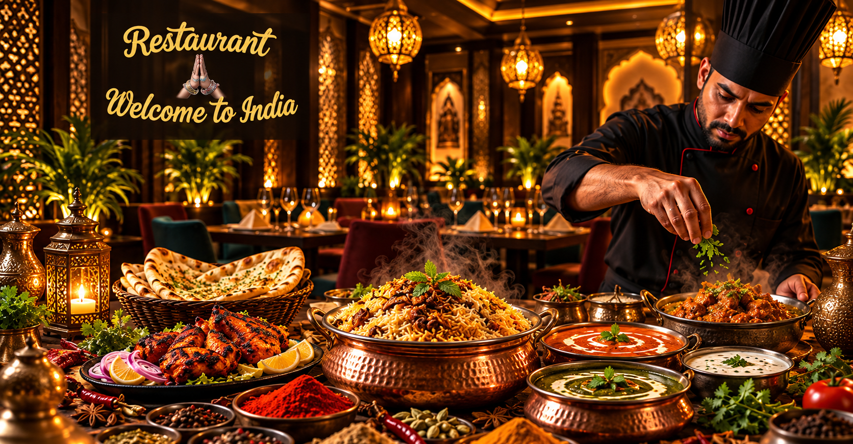 Restaurant Welcome To India Storefront Hannut